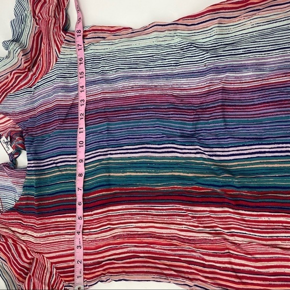 Splendid Woven Sunstone striped multicolor shift dress M - Picture 5 of 10